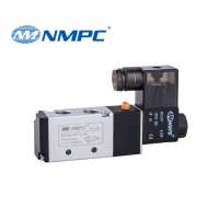 Best Price PT1/4" Single Electrical 4V210-08 DC 12V 5 Way 2 Position Pneumatic Air Control Solenoid Valve