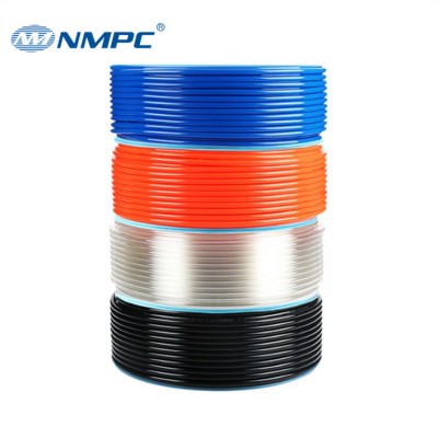 Ningbo Factory Direct Selling PU Hose 16mm Size 100 Meters Blue Black Color Polyurethane Pneumatic Air PU Tube