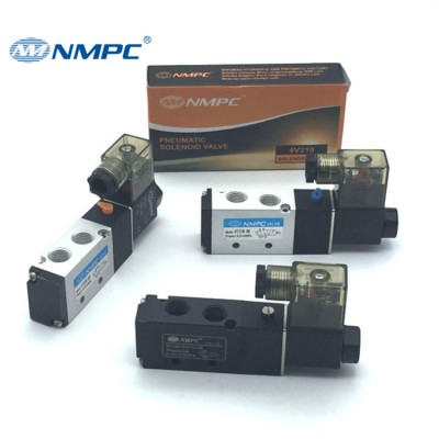 Pneumatic Component 4V210-08 G1/4 NPT 1/4 High Quality 5 Way Valve 4V series Solenoid Valve Air Flow Control Valve