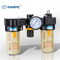 hot sales Pneumatic Air filter Three-point Combination with Pressure Gauge BC4000