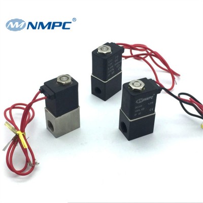 Factory Direct Selling 2V025-08 1/4 inch 2/2 way Normally Closed 2V025-06 1/8 inch 12v 24v Micro Pneumatic Solenoid Valve